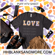 Laker Leopard Puff Heat Transfer Vinyl Sheet