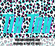 TT Leopard Puff Heat Transfer Vinyl Sheet