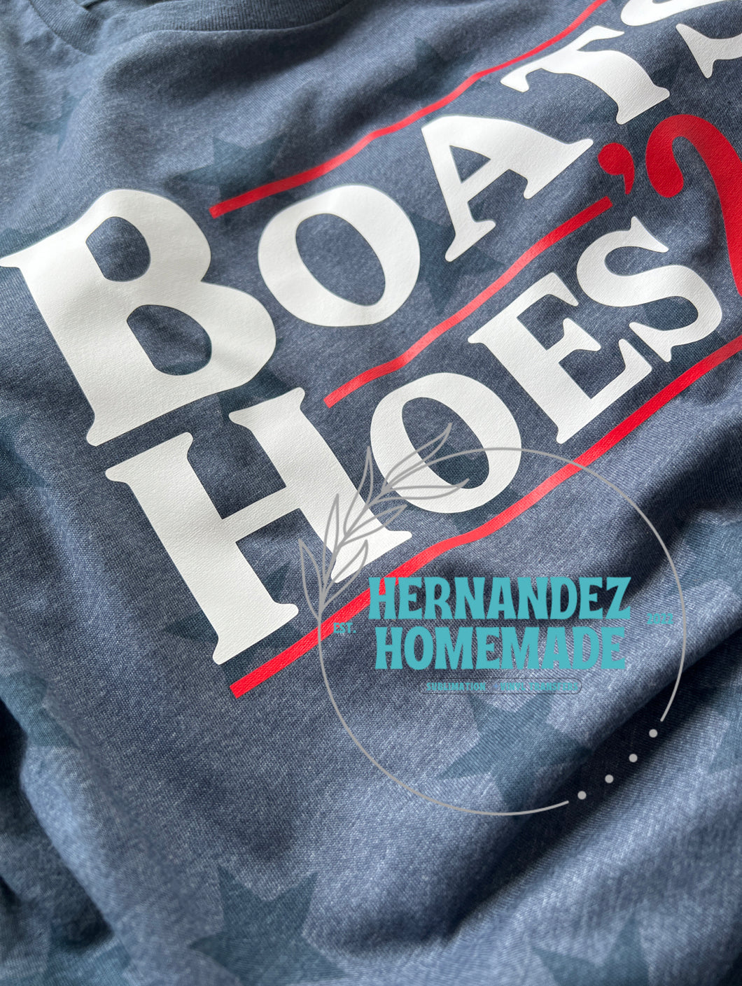 Boats & Hoes HTV Transfer