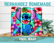 Blue Monster Vinyl pattern
