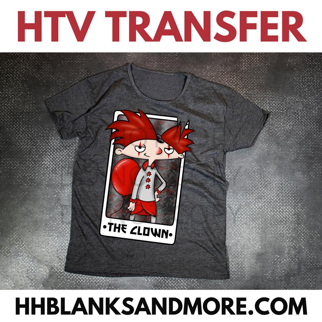 The Clown  HTV Transfer