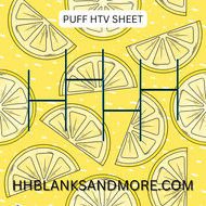 Lemon Puff Heat Transfer Vinyl Sheet