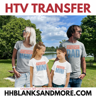American Mini Checkered HTV Transfer