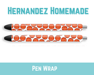 Basketball Pattern Pen Wrap