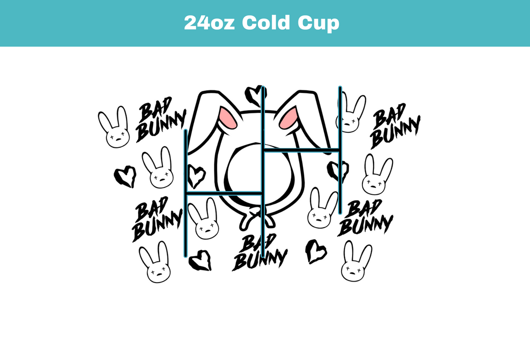 Bad Bunny Ears Cup Wrap