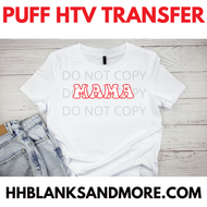 Baseball Puff HTV Transfer