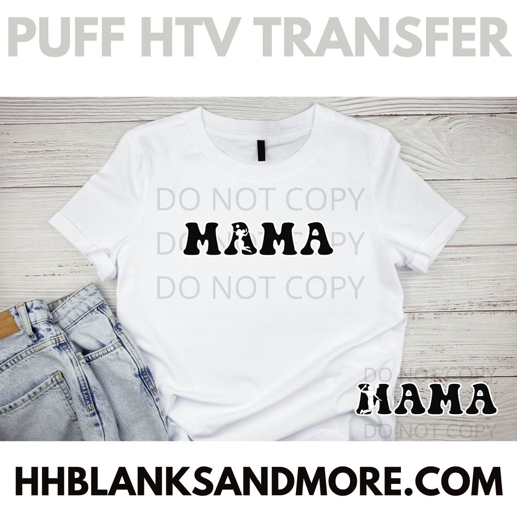 VolleyBall Puff HTV Transfer