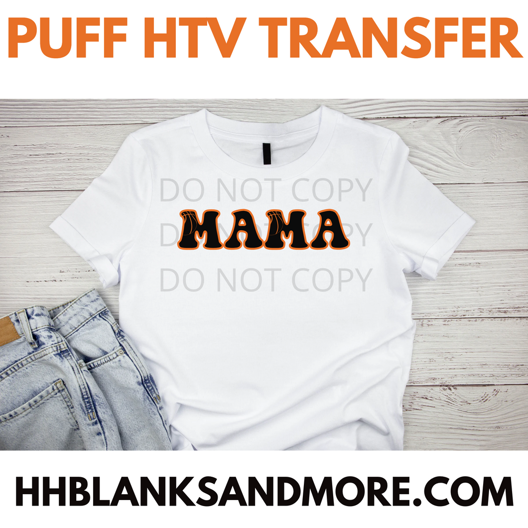 Basketball Mama Puff HTV Transfer