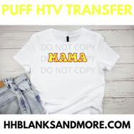 Softball Mama Puff HTV Transfer
