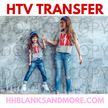 Load image into Gallery viewer, Mama &amp; Mini Pink &amp; Red Cheetah HTV Transfer
