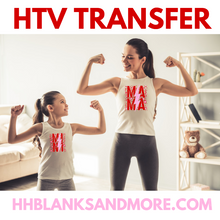Load image into Gallery viewer, Mama &amp; Mini Pink &amp; Red Cheetah HTV Transfer
