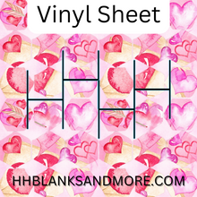 Load image into Gallery viewer, Valentines Day Themed Vinyl Pattern
