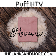 Mama Single Color Puff HTV Transfer