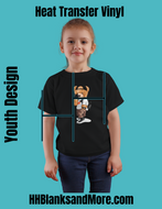 Selfie Bear Youth HTV Transfer