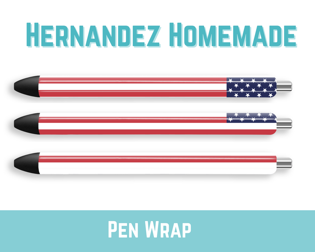 American Flag Pen Wrap
