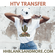 Go Sit on a Cactus HTV Transfer