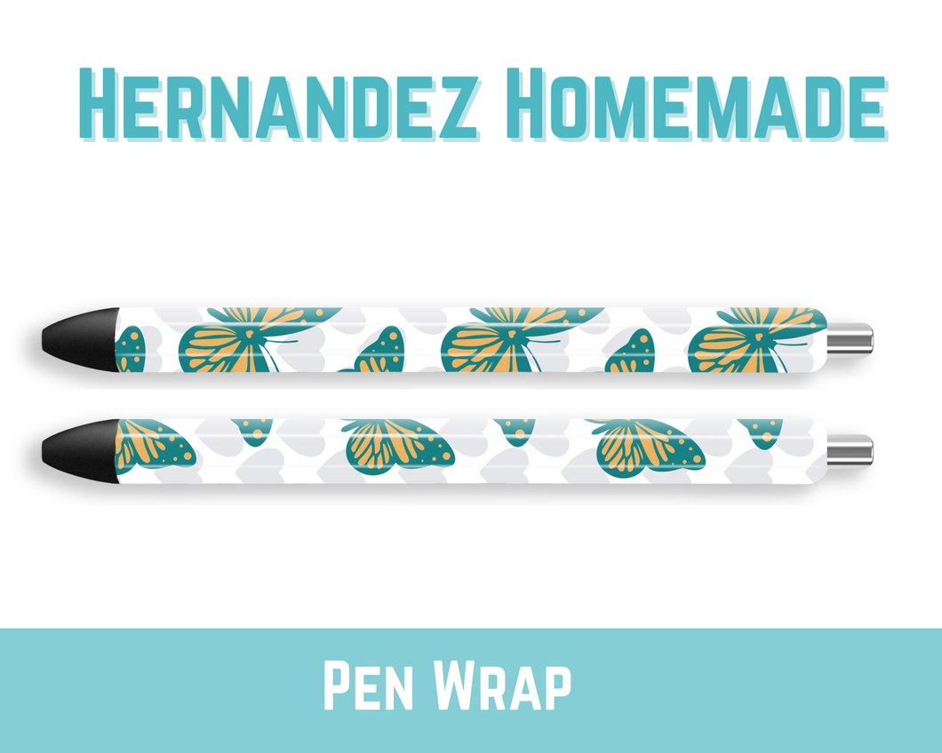 Butter Fly Pen Wrap