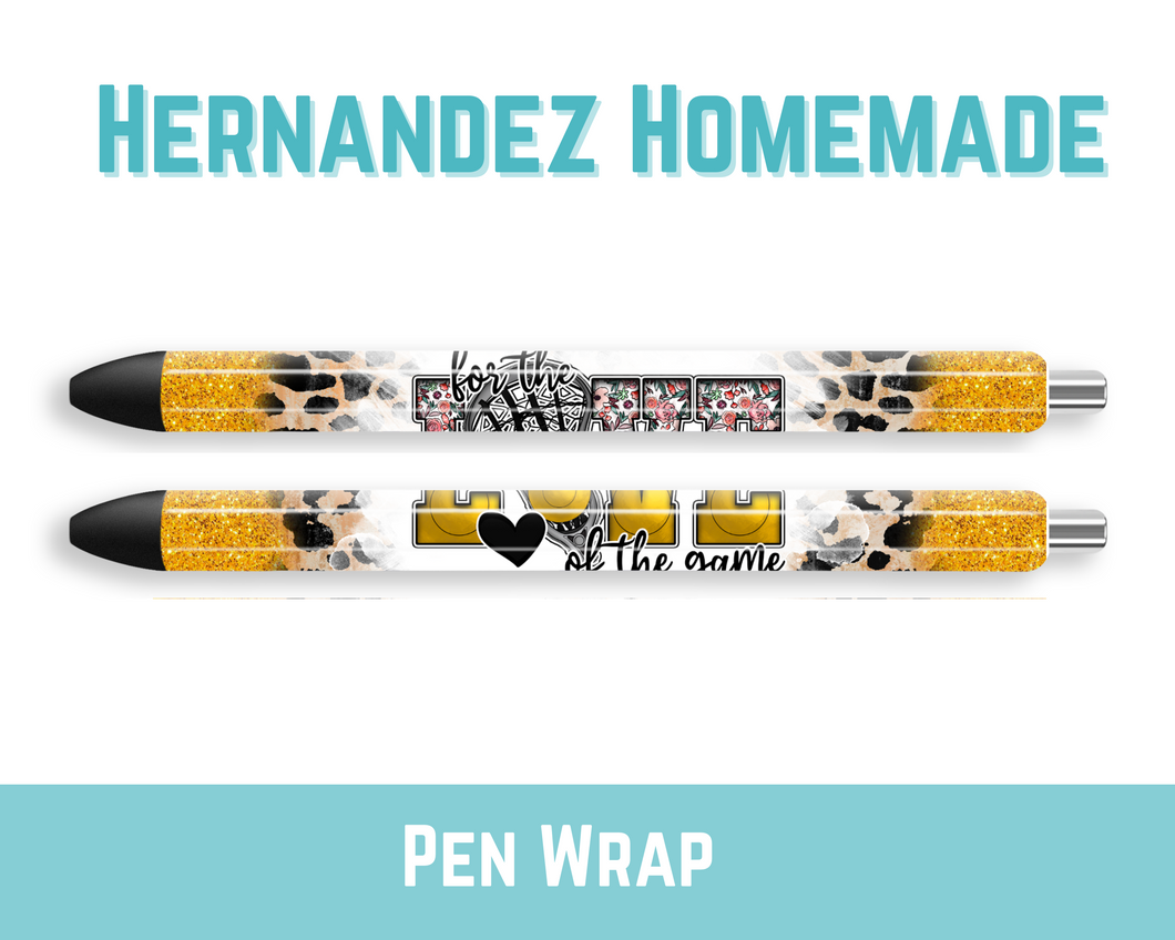 For The Love of the Game Badminton Pen Wrap