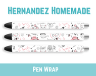 Cute Cat Pen Wrap