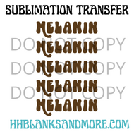 Melanin Sublimation Transfer