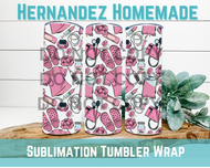Pink Nurse Sublimation Transfer