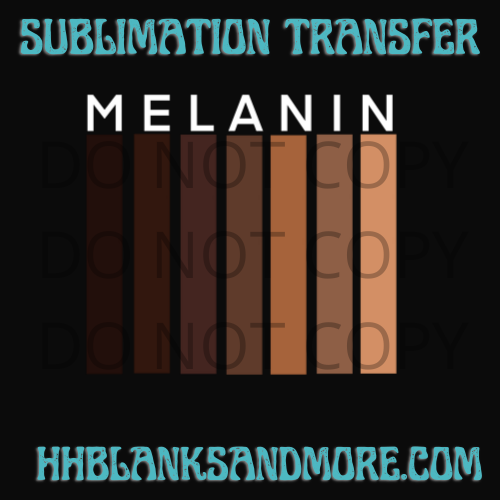 Melanin Strips Sublimation Transfer