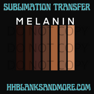 Melanin Strips Sublimation Transfer