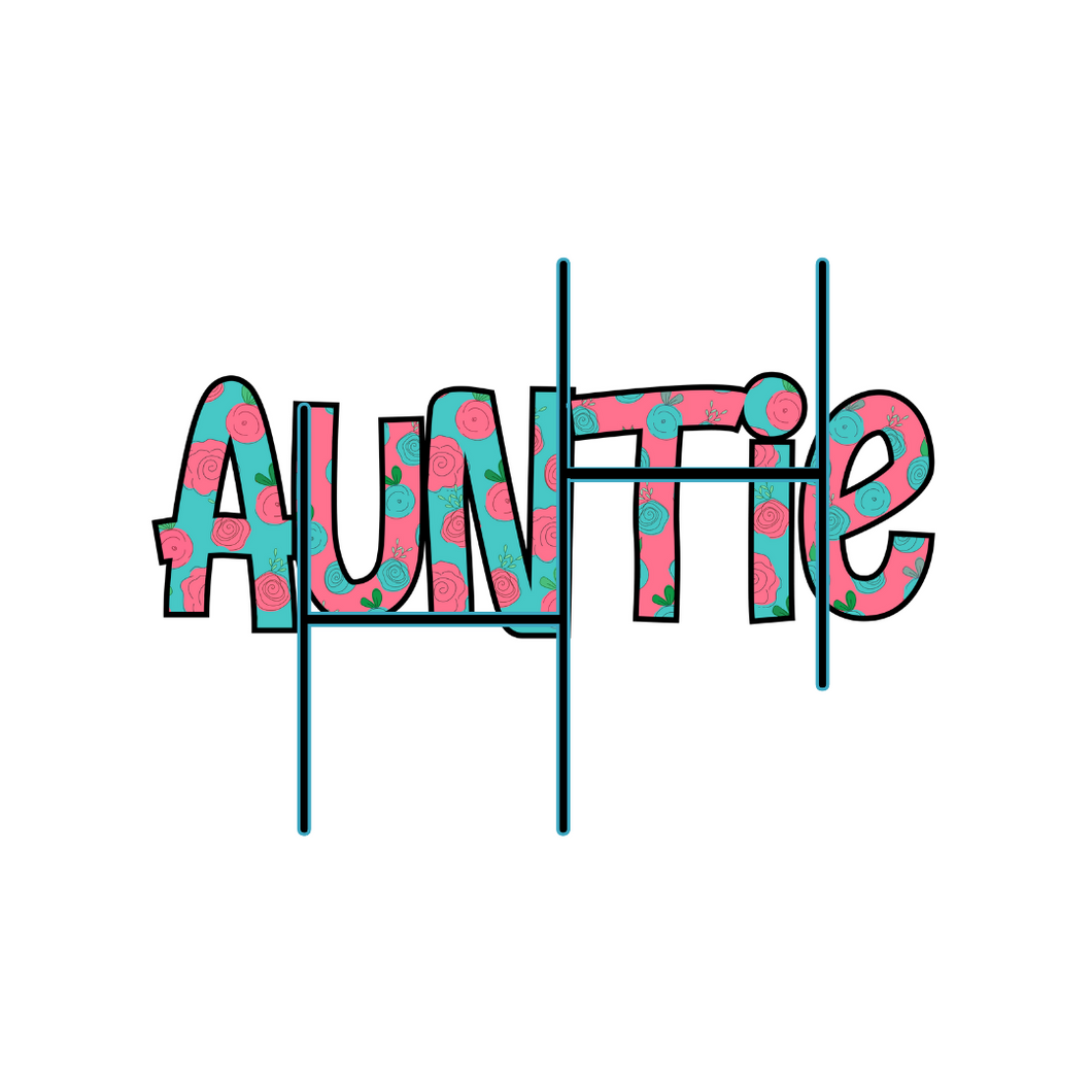 Rose Auntie HTV Transfer
