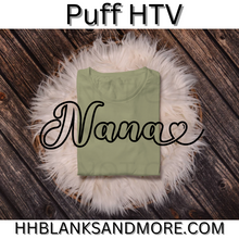 Load image into Gallery viewer, Nana Single Color Puff HTV Transfer
