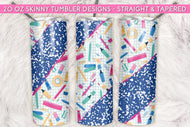Back To School Tumbler Sublimation Transfers