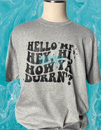 Hello MFer Hey Hi Clear Film Screen Print