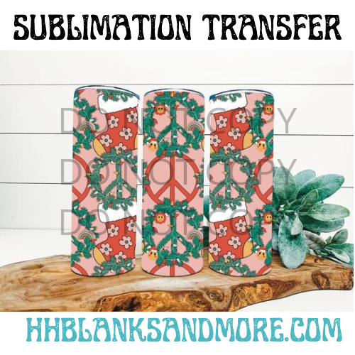Peaceful Christmas sublimation Transfer