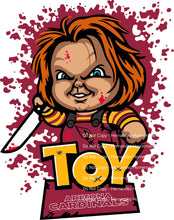 Load image into Gallery viewer, Chucky Football DTF Transfer
