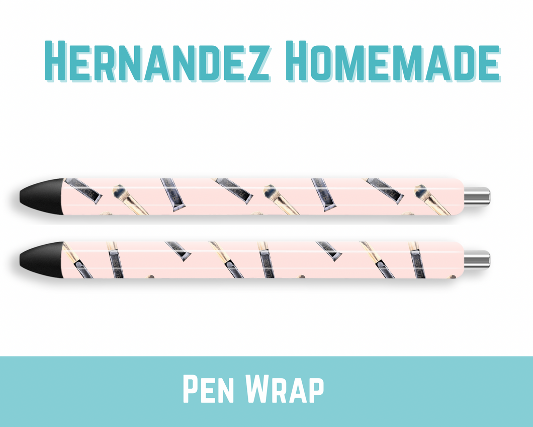 Paint Brush Pen Wrap
