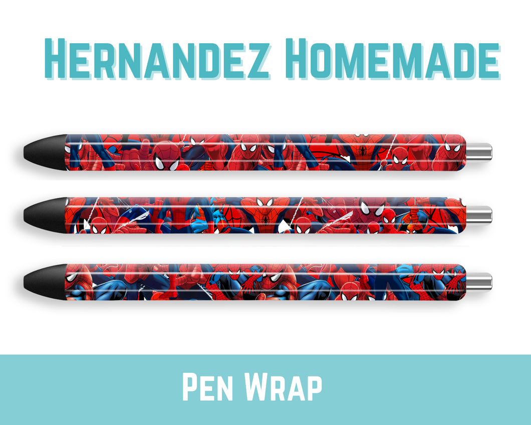 Spider Man Pen Wrap