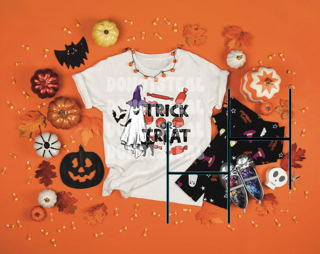 Trick or Treat HTV Transfer