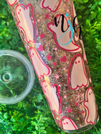 Pink Ghost 24oz Acrylic Wrap
