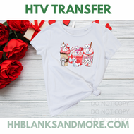 Sassy Cat Latte HTV Transfer