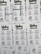 Washing Instructions HTV Transfer