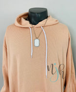 Sublimation ID Pendent Silver