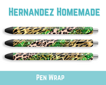 Load image into Gallery viewer, St Patricks Day leopard Pen Wrap

