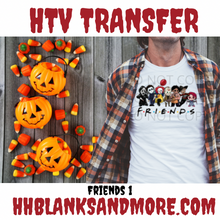 Load image into Gallery viewer, Horror Friends HTV Transfer

