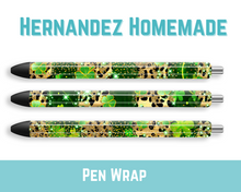 Load image into Gallery viewer, St Patricks Day leopard Pen Wrap
