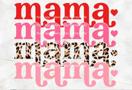 MAMA Puff Valentines HTV Transfer