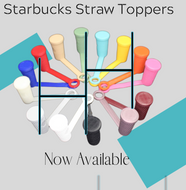 Studded Straw Toppers