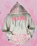 Pink Mama Single Color Puff HTV Transfer