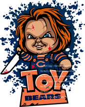 Load image into Gallery viewer, Chucky Football DTF Transfer
