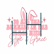 To All The Bunnies HTV Transfer