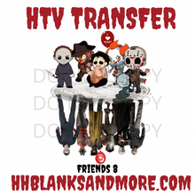 Load image into Gallery viewer, Horror Friends HTV Transfer
