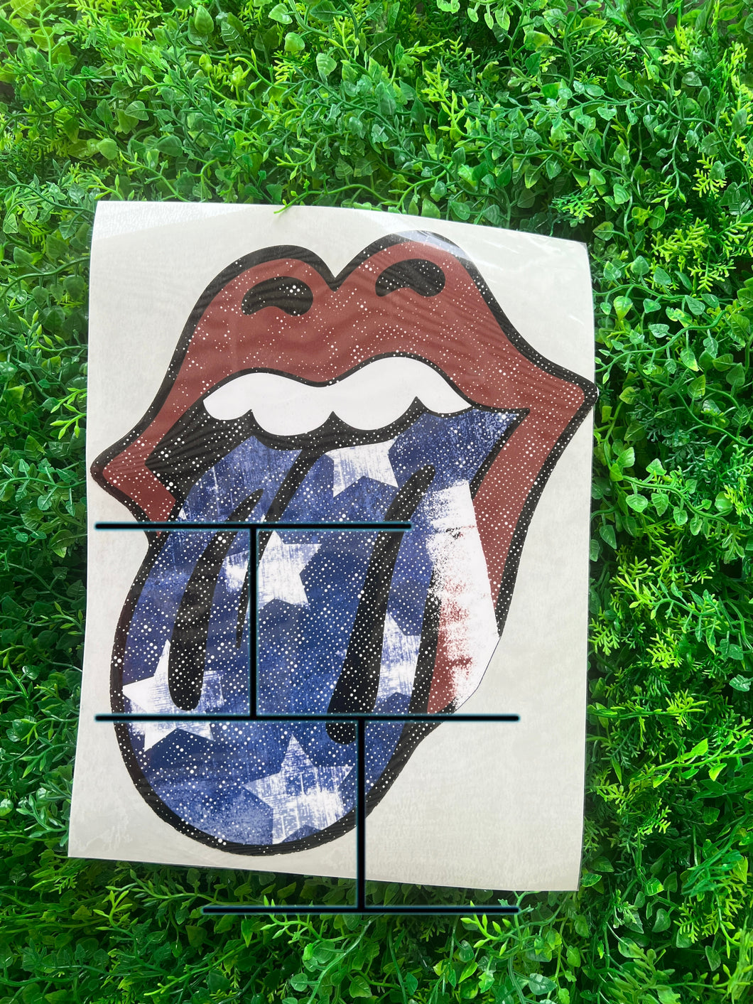 American tongue HTV Transfer